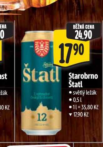  Starobrno Štatl 0,5 l