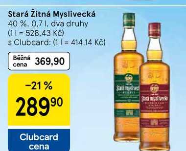 Stará Žitná Myslivecká 40%, 0.7 l