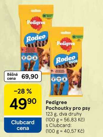 Pedigree Pochoutky pro psy, 123 g