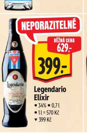 Legendario Elixir 34% 0,71