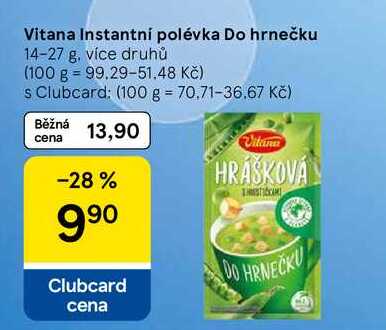 Vitana Instantní polévka Do hrnečku, 14-27 g, více druhů
