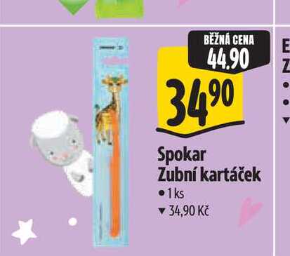 Spokar Zubní kartáček 1 ks