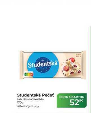 Studentská Pečeť tabulková čokoláda 170 g