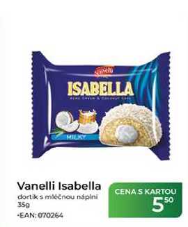 Vanelli Isabella dortik s mléčnou náplni 35 g