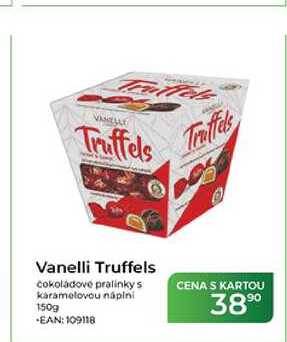 Vanelli Truffels cokoládové pralinky s karamelovou náplni 150g