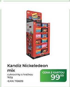 Kandiz Nickeledeon mix cukrovinky s hračkou 162 g