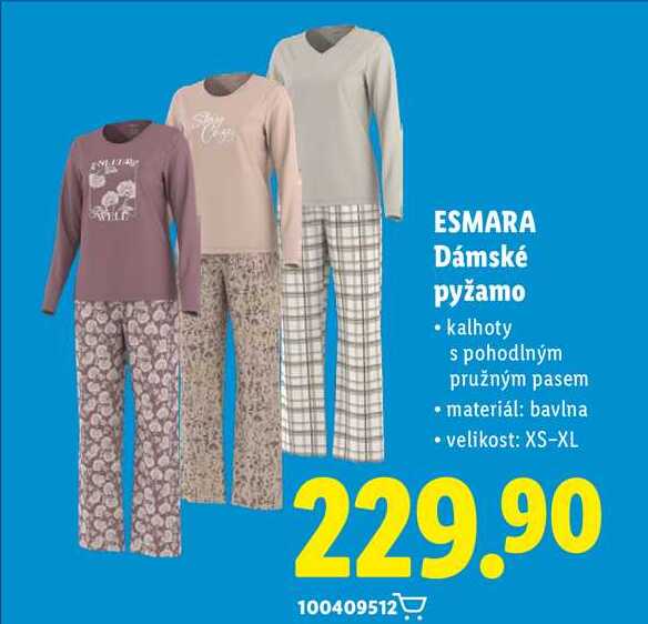 ESMARA Dámské pyžamo