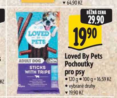 Loved By Pets Pochoutky pro psy 120 g