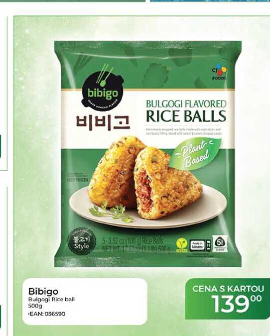 Bibigo Bulgogi Rice ball 500g