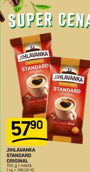 JIHLAVANKA STANDARD ORIGINAL 150 g | mletá