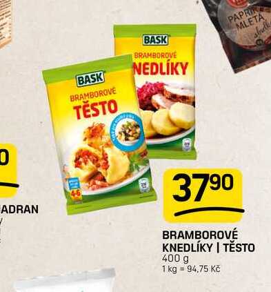 BRAMBOROVÉ KNEDLÍKY | TĚSTO 400 g