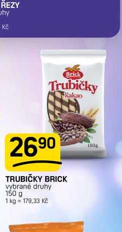 TRUBIČKY BRICK vybrané druhy 150 g