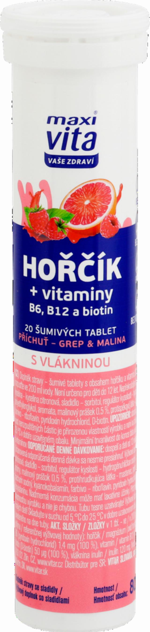 Maxi Vita Šumivé tablety doplněk stravy