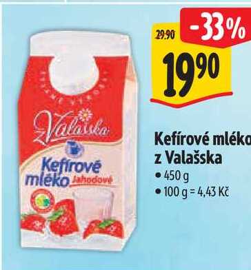 Kefírové mléko z Valašska, 450 g