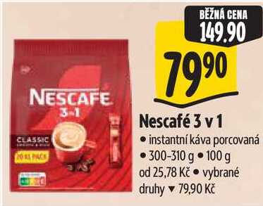 Nescafé 3 v 1, 300-310 g