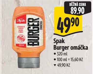 Spak Burger omáčka, 320 ml