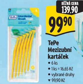 TePe Mezizubní kartáček, 6 ks