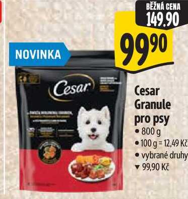 Cesar Granule pro psy, 800 g
