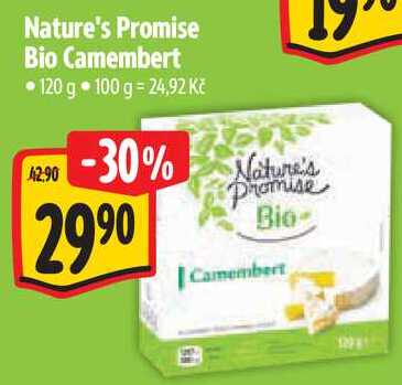 Nature's Promise Bio Camembert, 120 g