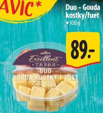 Duo - Gouda kostky/fuet, 100 g