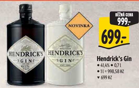 Hendrick's Gin, 0,7 l