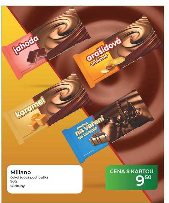 Millano čokoládová pochoutka 90g