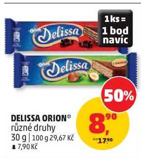 DELISSA ORION různé druhy, 30 g