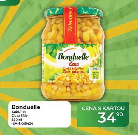 Bonduelle Kukuřice Zlatá Sklo 580ml  