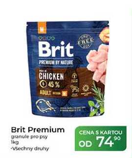 Brit Premium granule pro psy 1kg