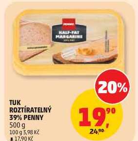 TUK ROZTÍRATELNÝ 39% PENNY, 500 g