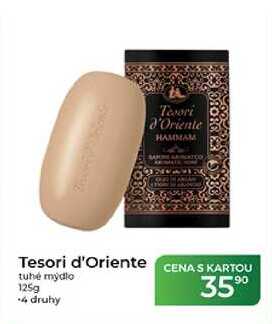 Tesori d'Oriente tuhé mýdlo 125g