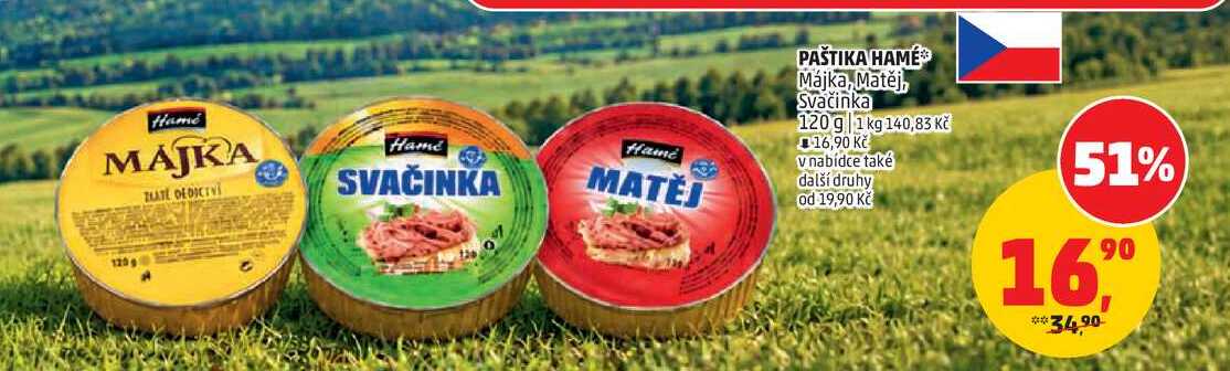 PAŠTIKA HAMÉ Májka, 120 g
