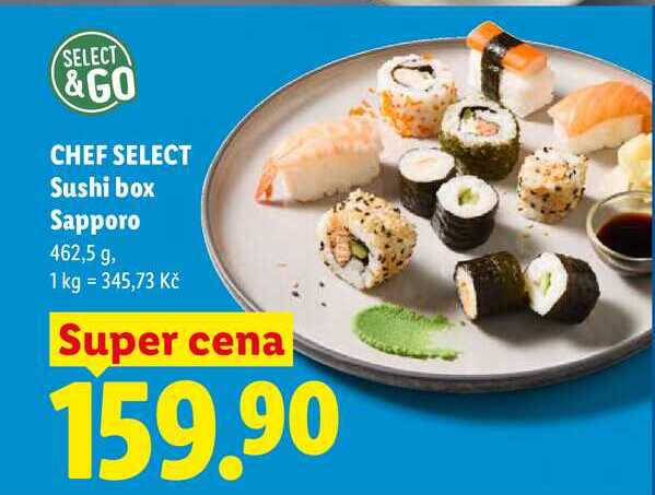 CHEF SELECT Sushi box Sapporo, 462,5 g