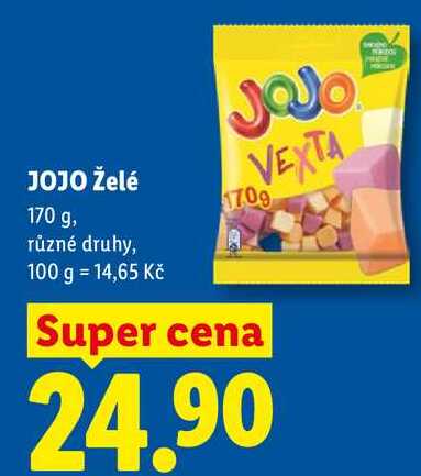 JOJO Želé, 170 g