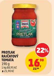PROTLAK RAJČATOVÝ TOMATA, 190 g