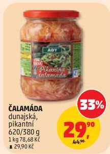 ČALAMÁDA dunajská, pikantní, 620/380 g 