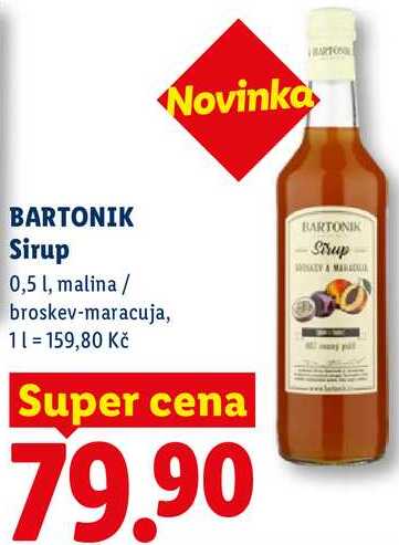 BARTONIK Sirup, 0,5 l