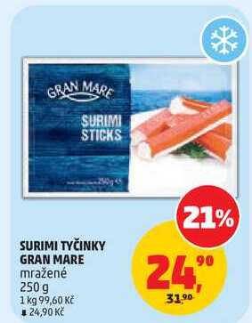 SURIMI TYČINKY GRAN MARE mražené, 250 g