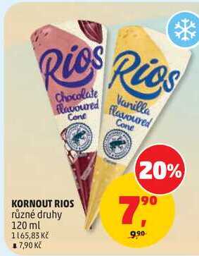 KORNOUT RIOS různé druhy, 120 ml