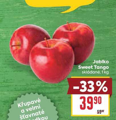 Jablko Sweet Tango skládané, 1 kg