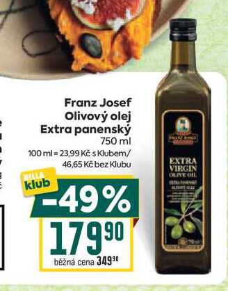 Franz Josef Olivový olej Extra panenský 750 ml 