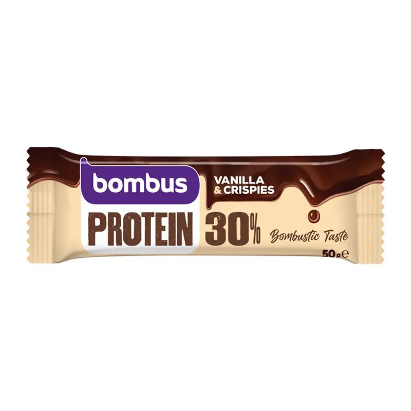 Bombus Proteinová tyčinka s vanilkou a křupinkami, 50 g