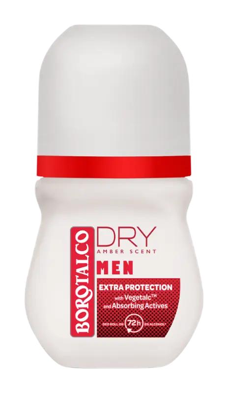 Borotalco Deodorant roll-on pro muže Dry Amber Scent, 50 ml