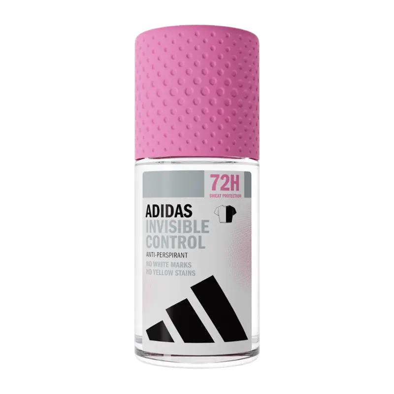 adidas Antiperspirant roll-on pro ženy Invisible Control, 50 ml