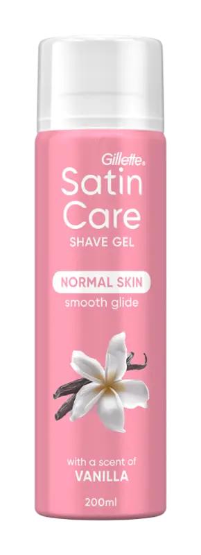 Gillette Gel na holení Satin Care with Olay Dry Skin Vanilla, 200 ml