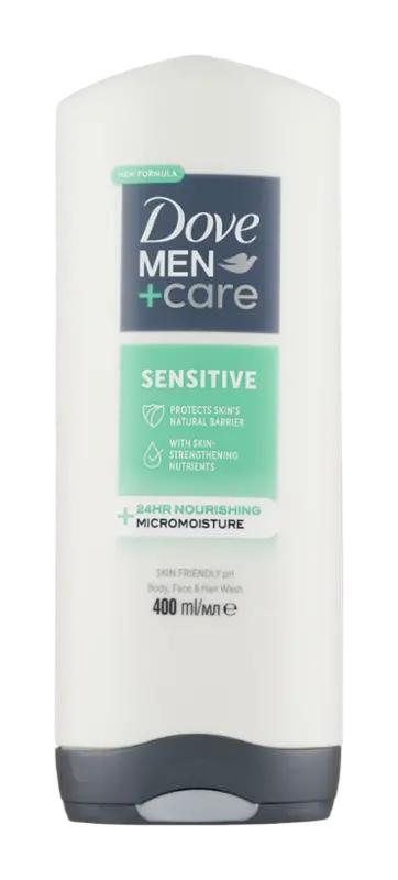 Dove Men Sprchový gel pro muže Sensitive, 400 ml