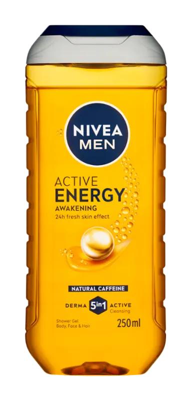 NIVEA Men Sprchový gel pro muže 3v1 Active Energy, 250 ml