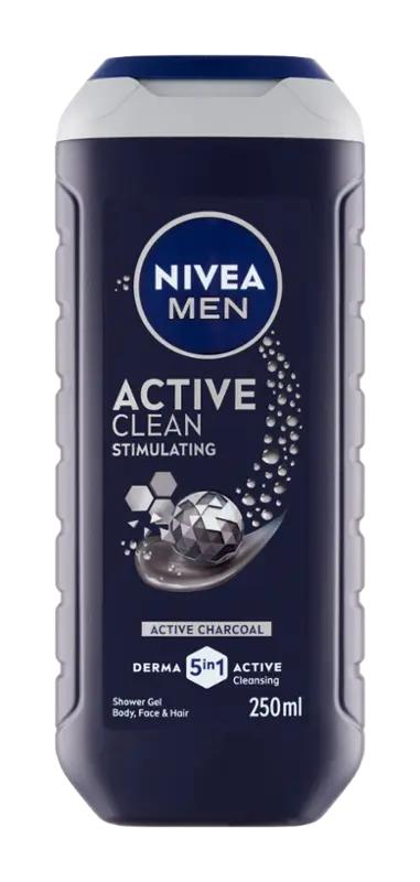 NIVEA Men Sprchový gel pro muže 3v1 Active Clean, 250 ml
