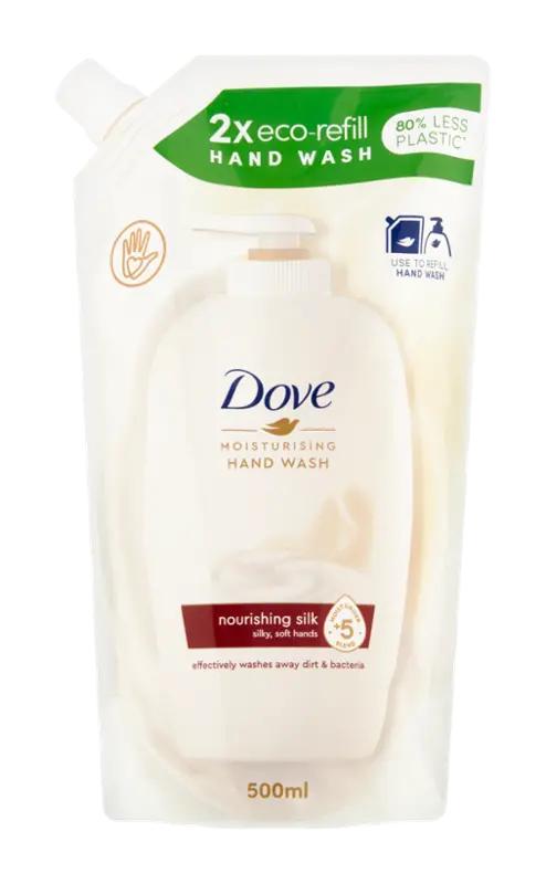 Dove Tekuté mýdlo Nourishing silk náhradní náplň, 500 ml