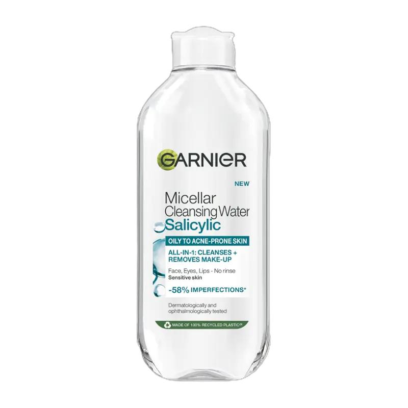 Garnier Micelární čisticí voda s kyselinou salicylovou, 400 ml